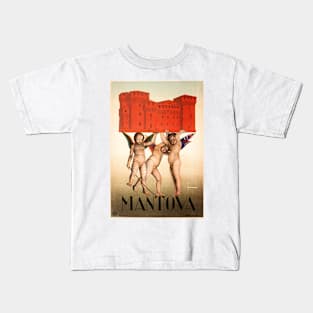 MANTOVA ITALY Mantua Baby Fairies Enchanted Vintage Italian Travel Kids T-Shirt